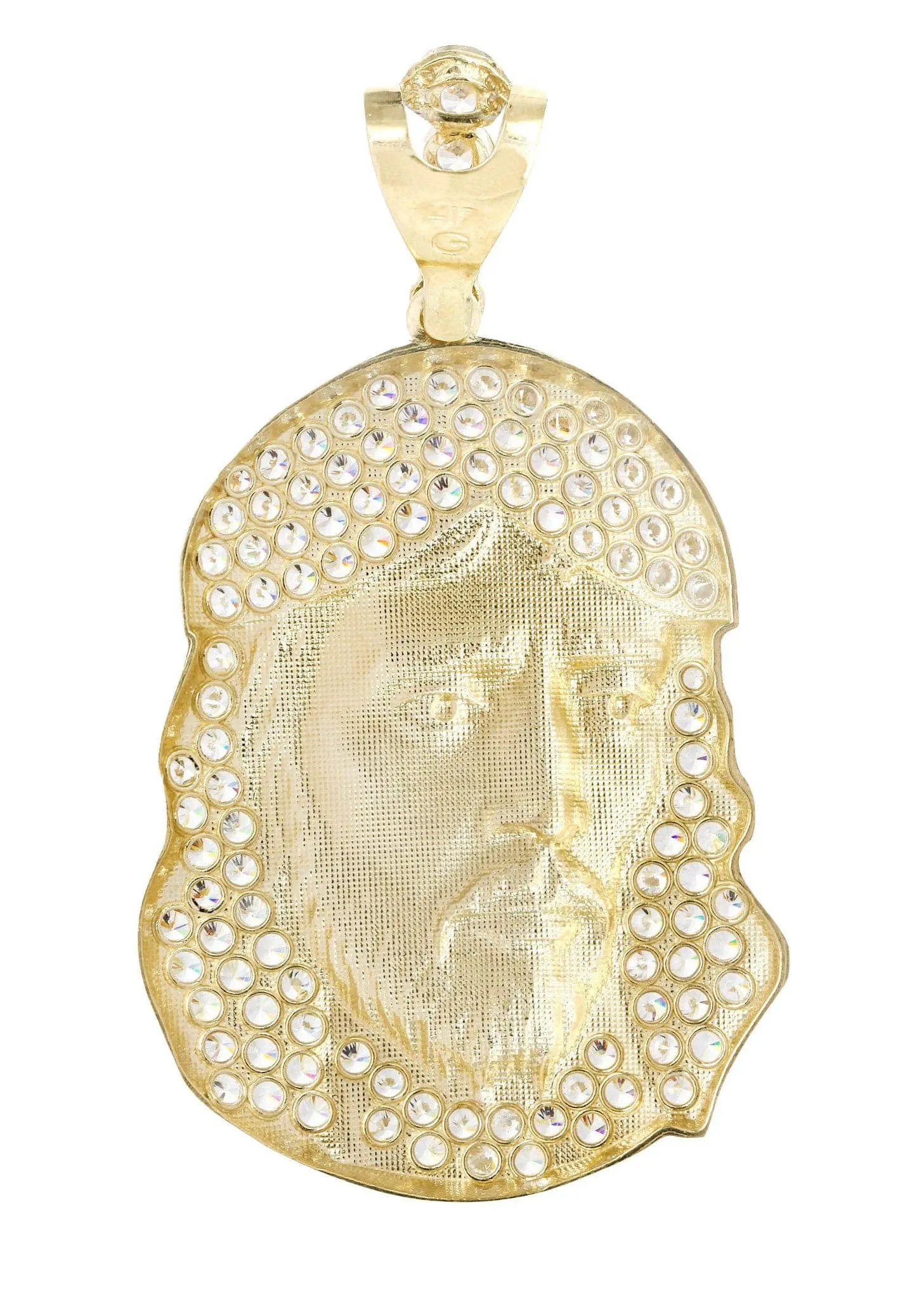 10K Gold Jesus Piece Pendant  |  17.1 Grams