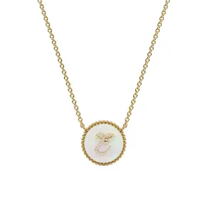 14k Obra Initial Necklace