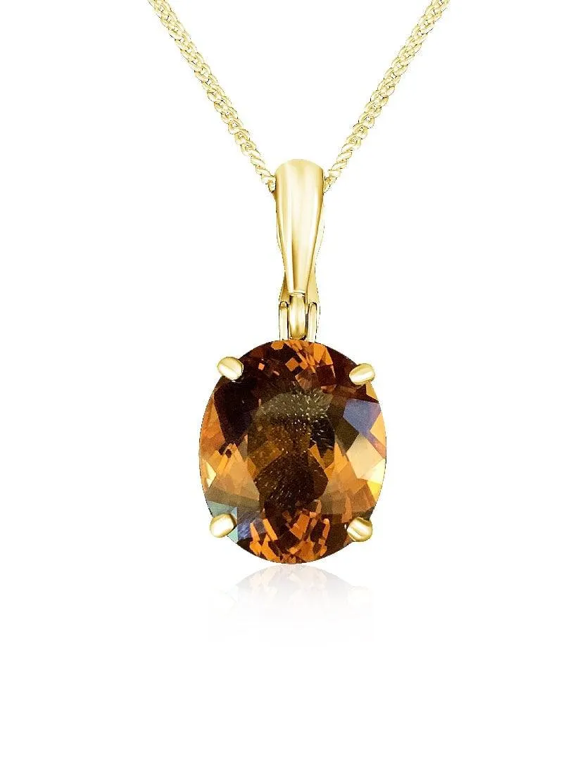 9kt Yellow Gold Citrine 11.72ct enhancer