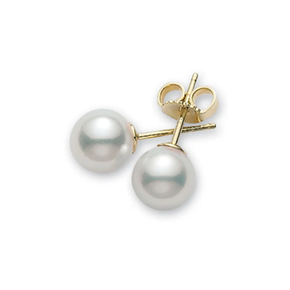 Akoya Cultured Pearl Stud Earrings