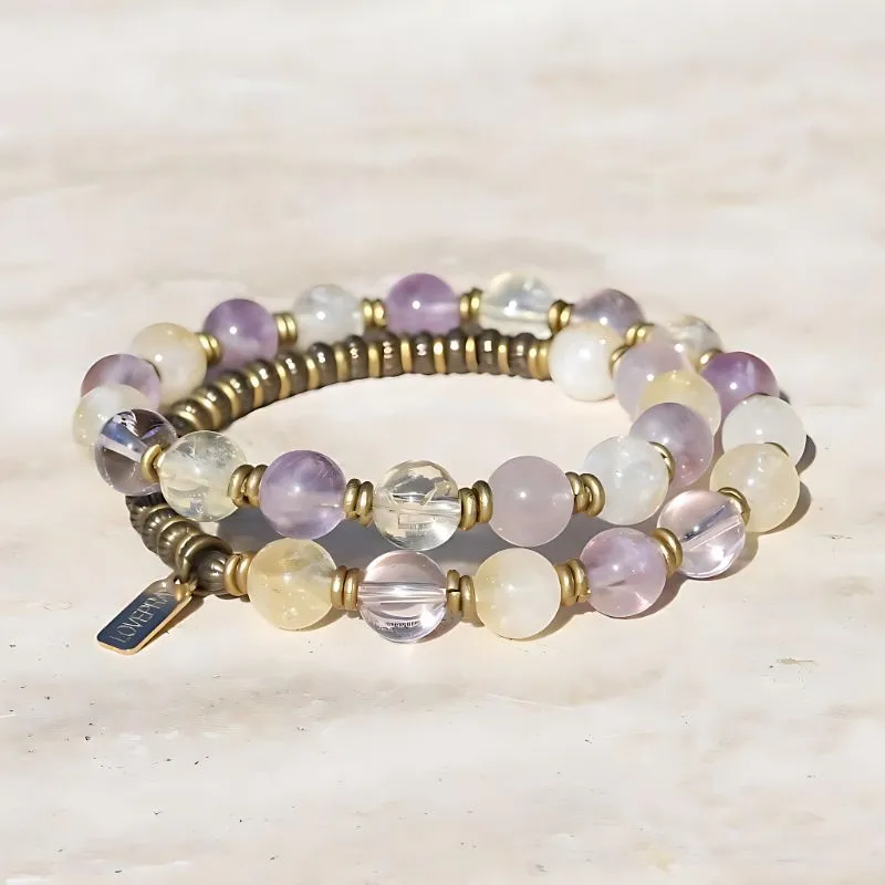 Ametrine Wrist Mala Bracelet