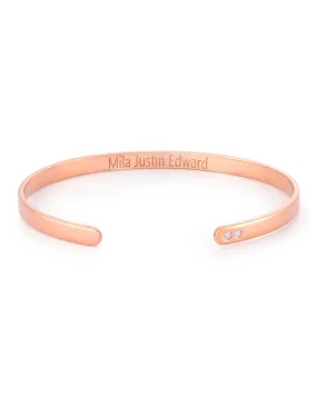 Andrea Bangle - 18K Rose Vermeil