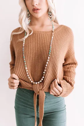 Beauty And Bubbles Beaded Necklace In Emerald