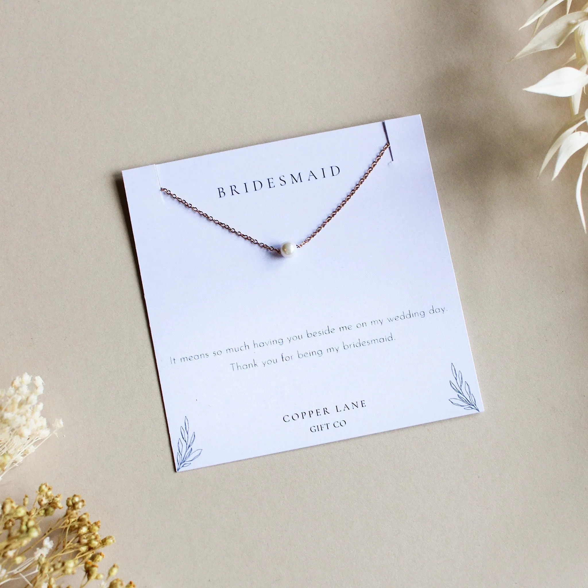 Bridesmaid Thank You