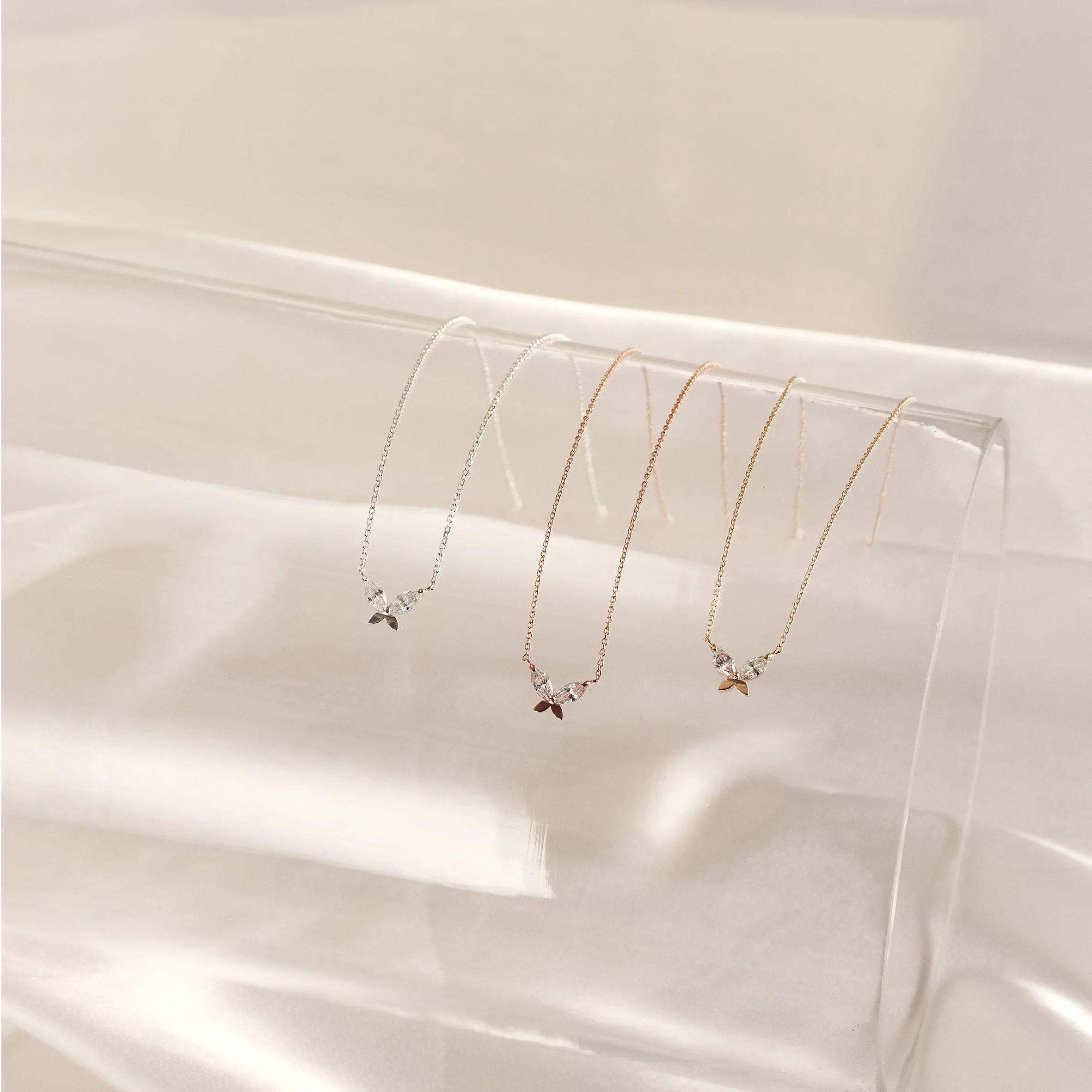 Butterfly Necklace (small / medium)- 14K/ 18K Gold
