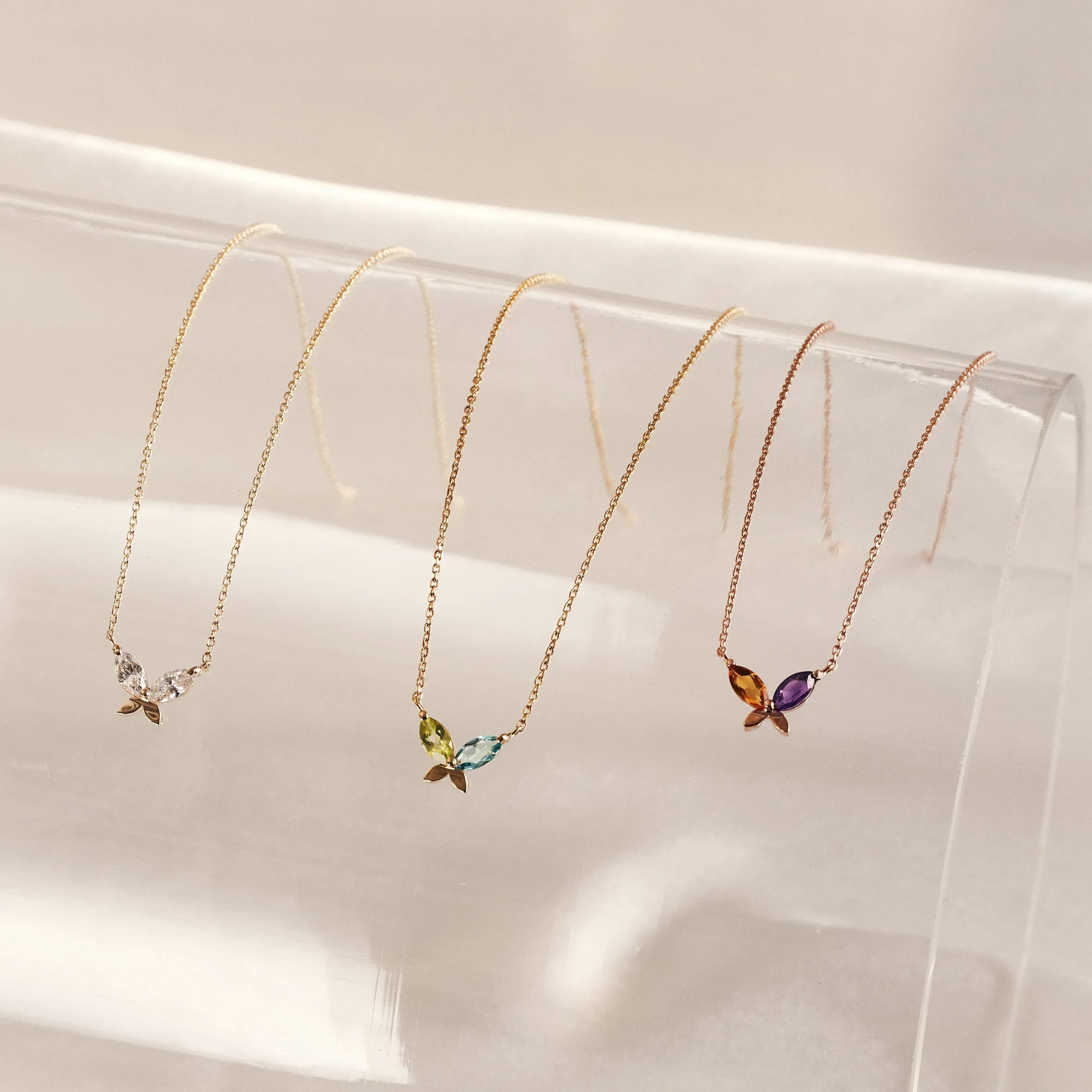 Butterfly Necklace (small / medium)- 14K/ 18K Gold