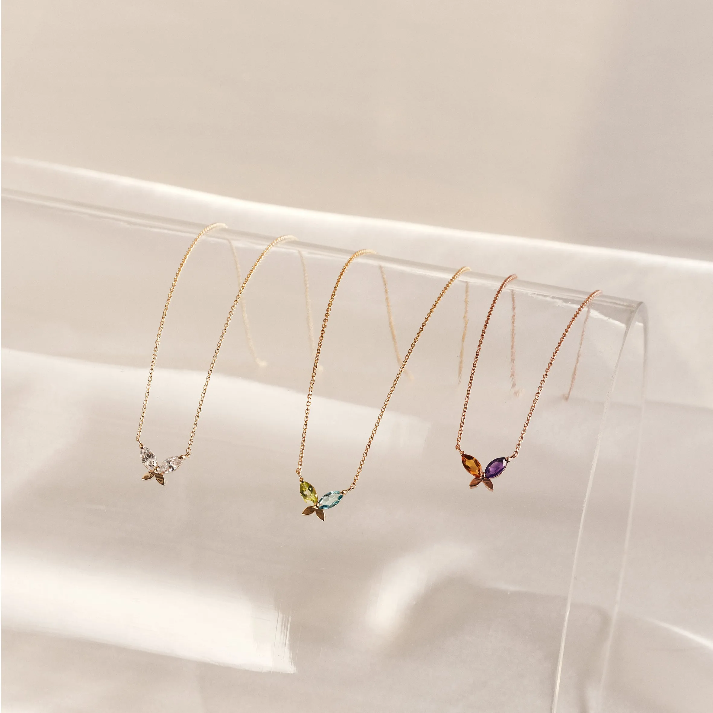 Butterfly Necklace (small / medium)- 14K/ 18K Gold