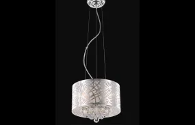 C121-2078D12C/RC - Regency Lighting: Prism 3 light Chrome Pendant Clear Royal Cut Crystal