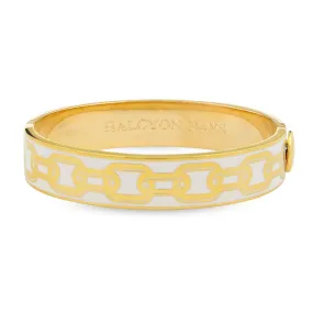 Chain Cream & Gold Bangle