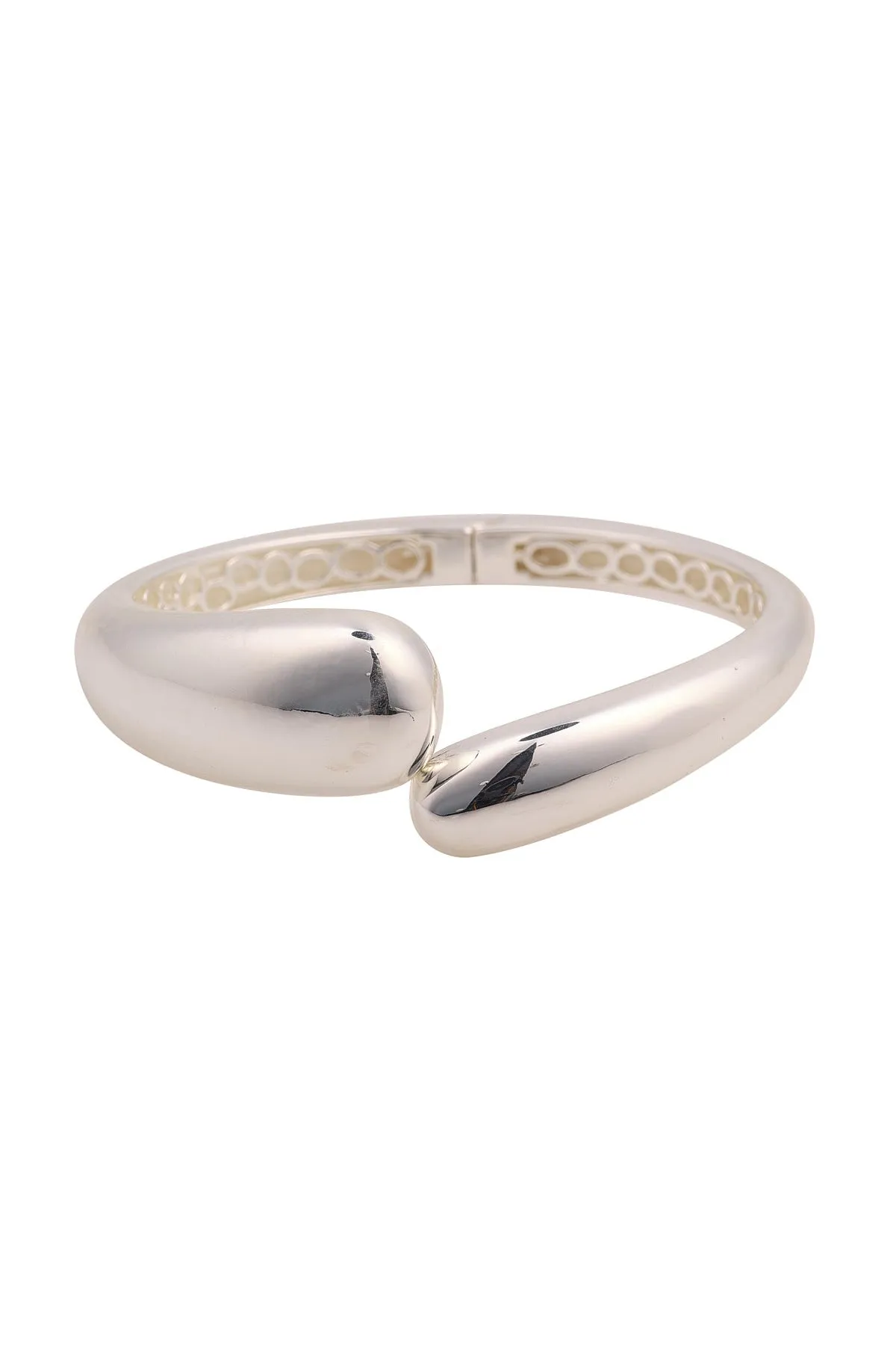 Chunky Silver Plated Bangle