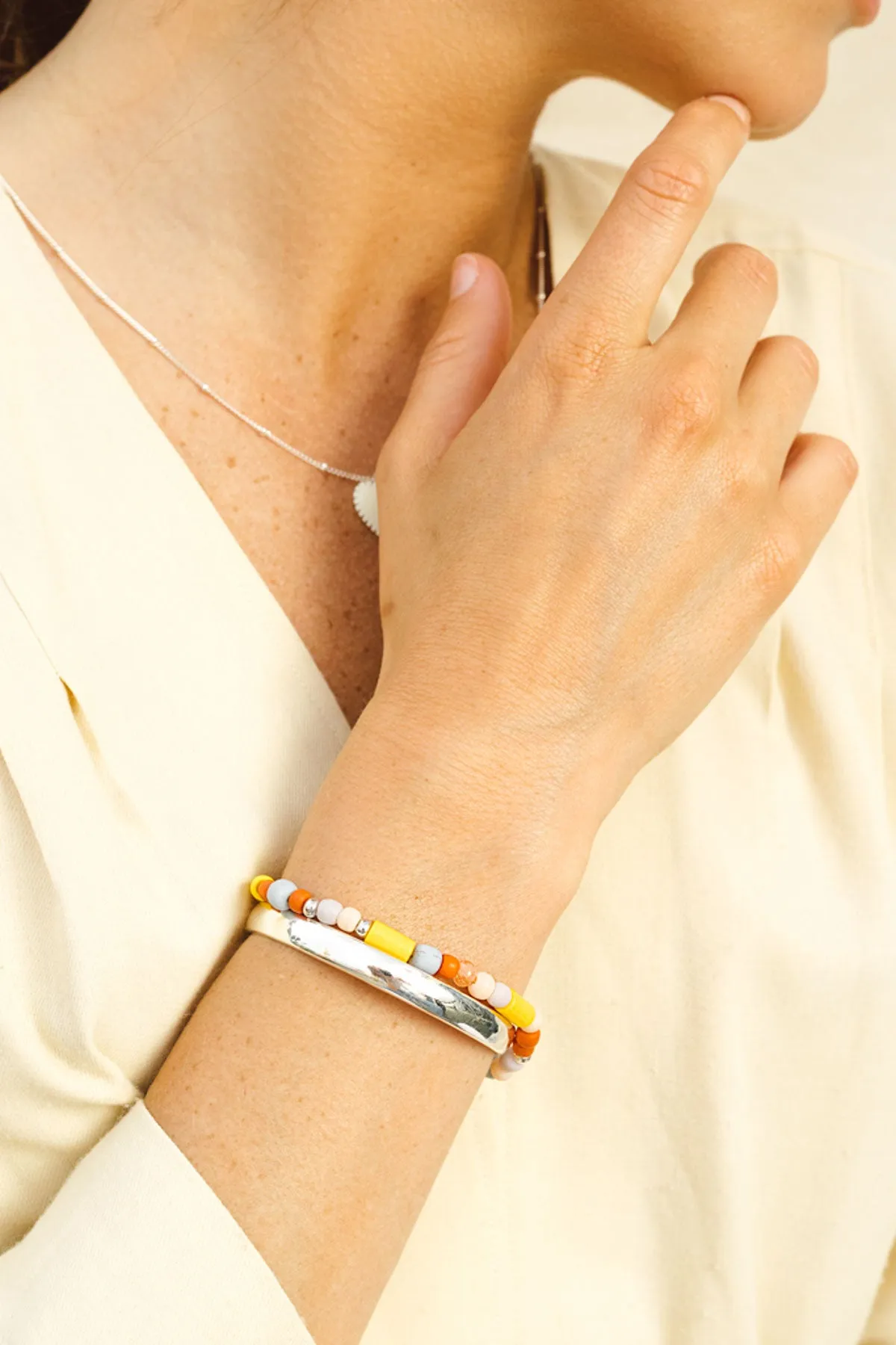 Classic bangle silver