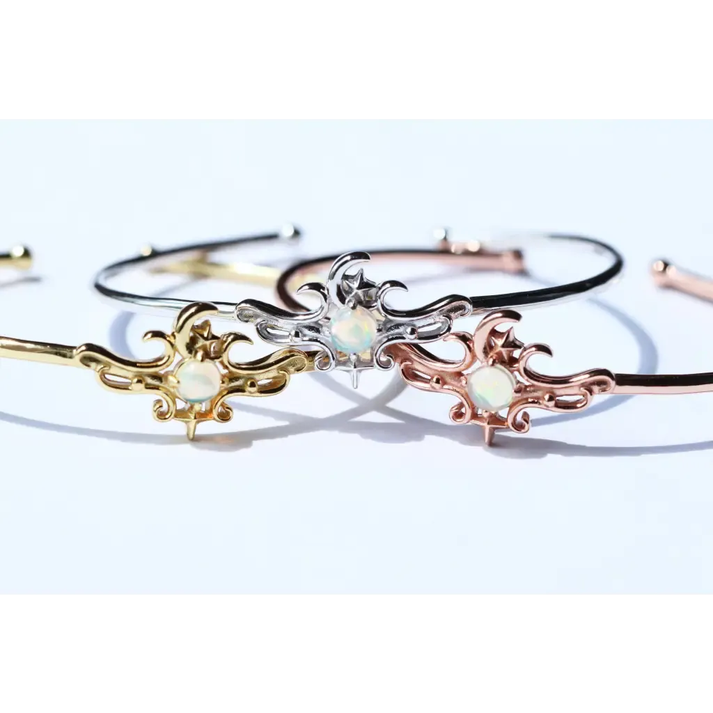 Cosmos Bangles - Silver