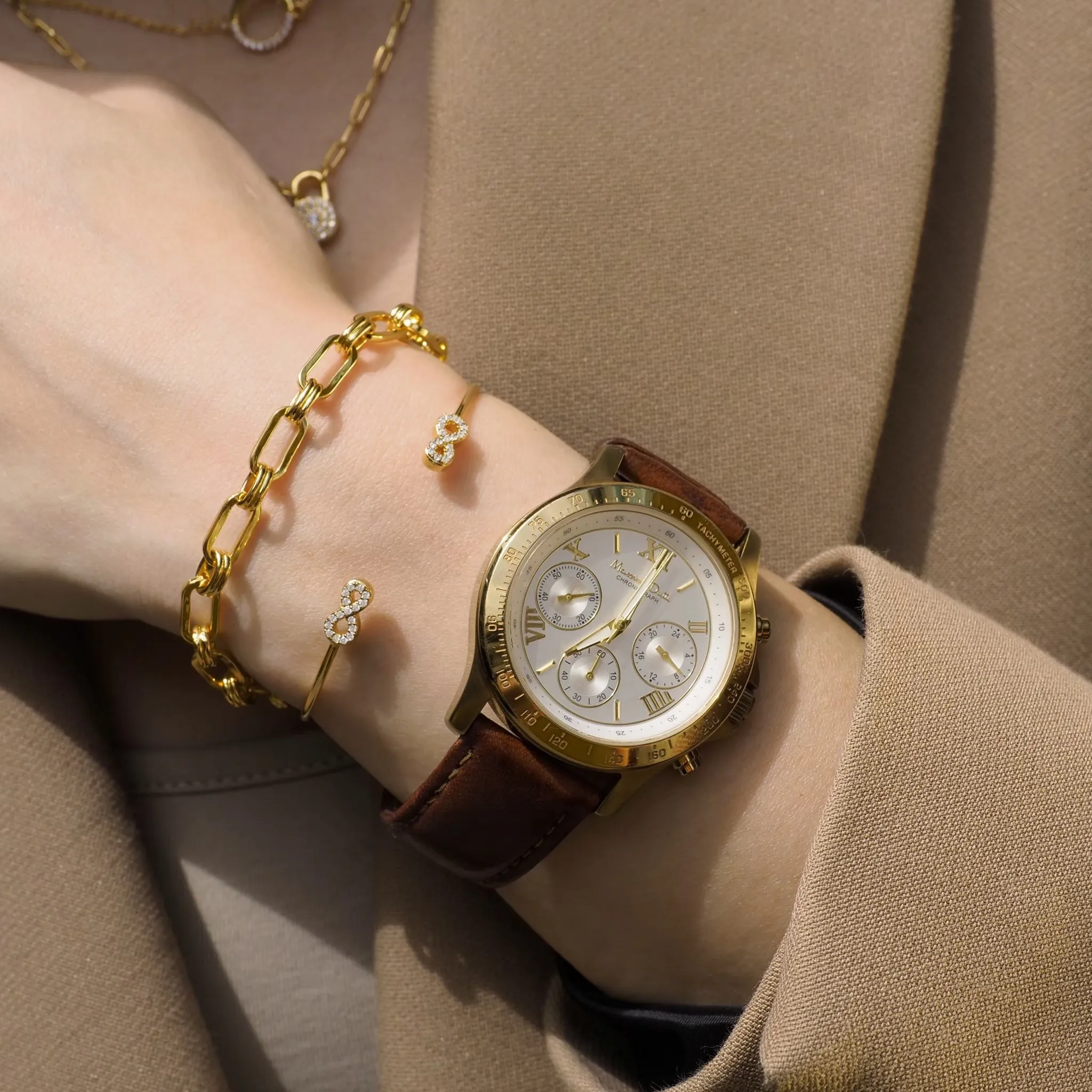 Crystal Infinity Bangle