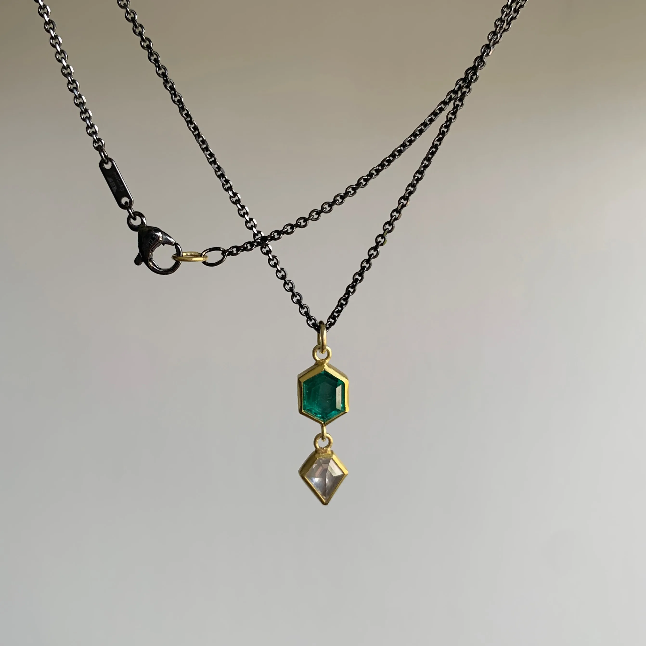 Emerald & Diamond Pendant