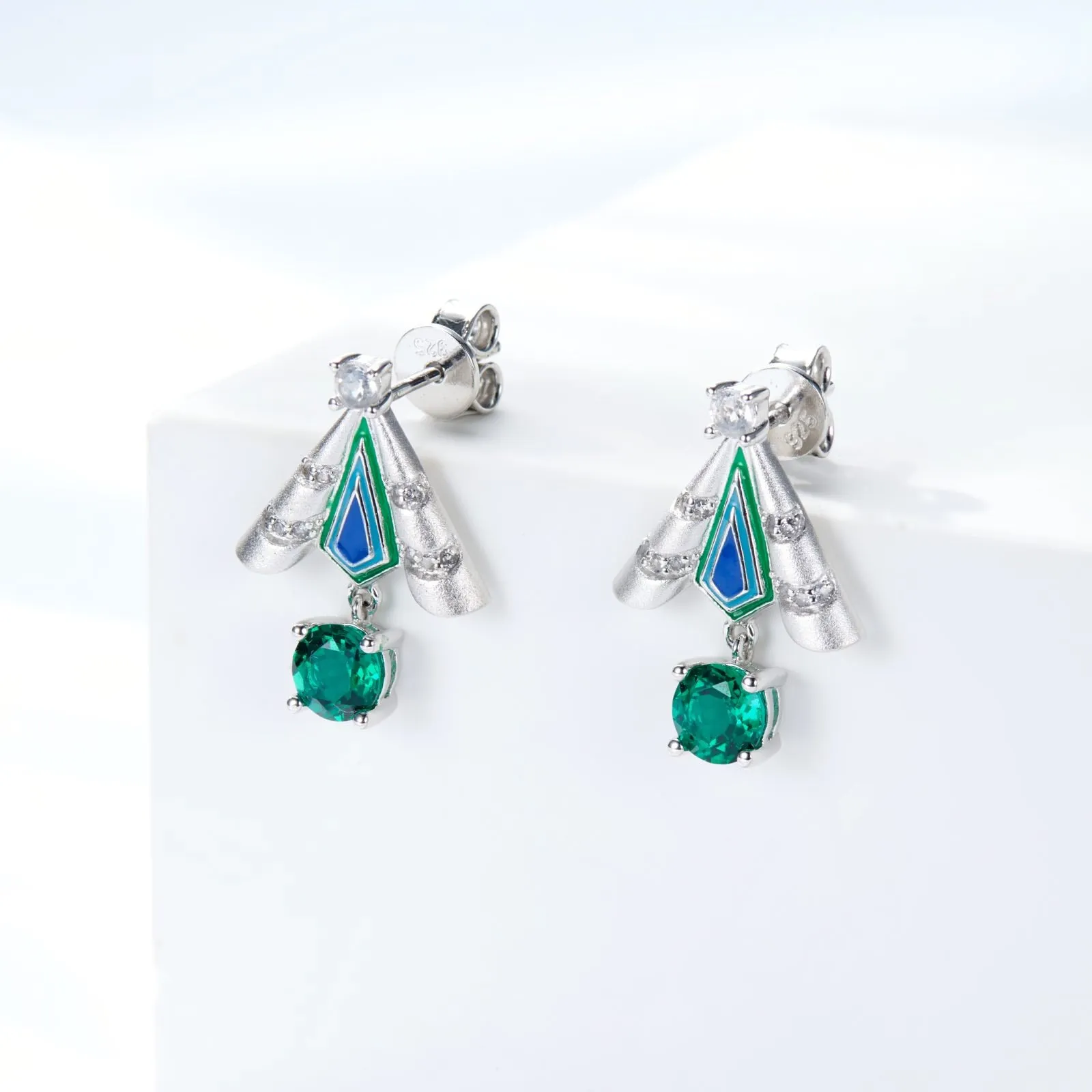 Firefly Enamel Drop Earrings