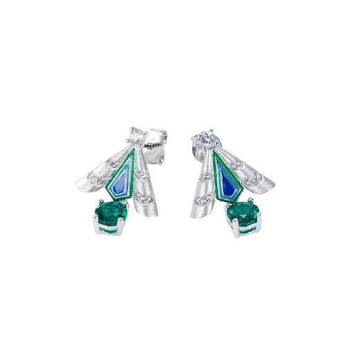 Firefly Enamel Drop Earrings