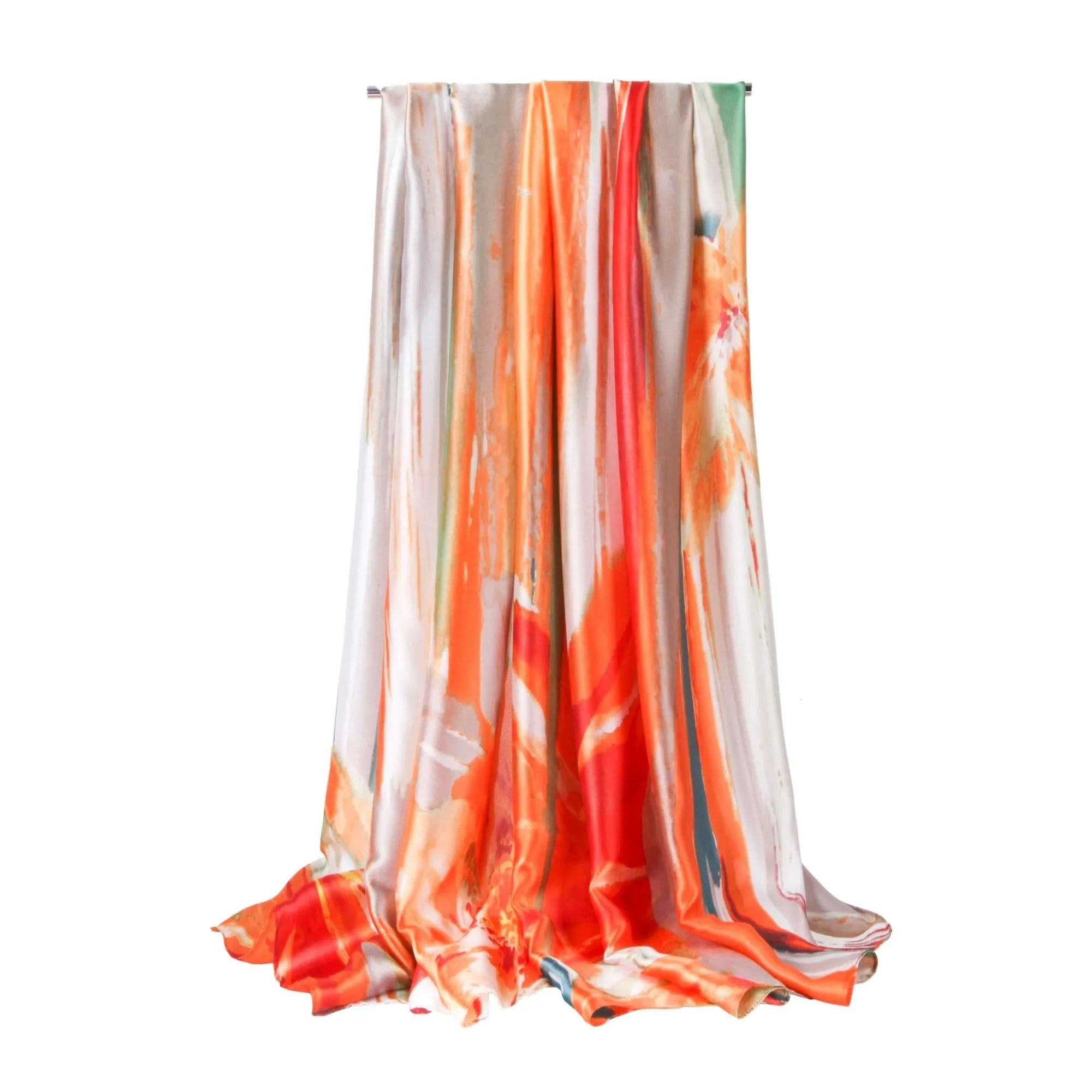 Floral Citrus Sheer Scarf