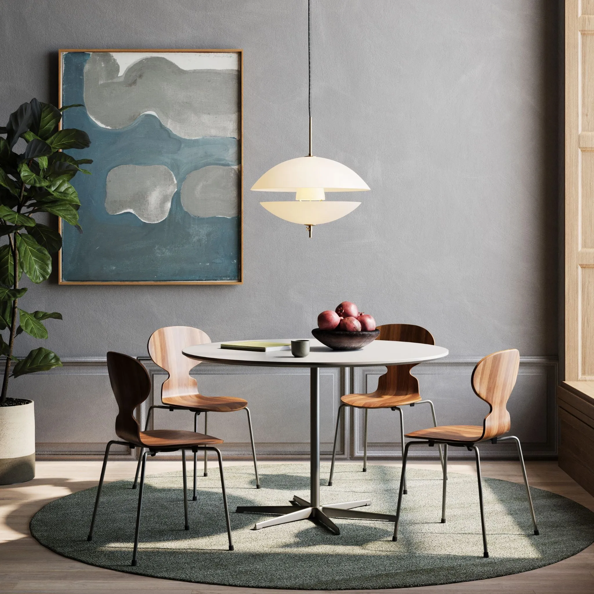 Fritz Hansen Clam Pendant Light