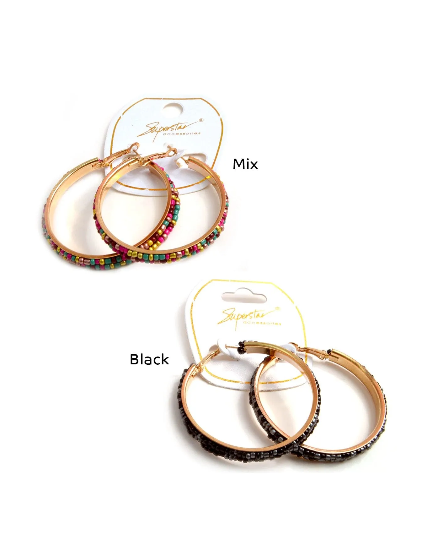 Little Beads Hoop Earrings