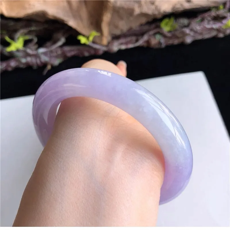 Natural Jade Bangle Jadeite Bangle Internal Diameter 56.5mm 6W61121