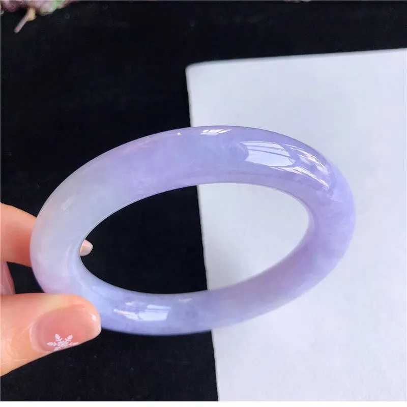 Natural Jade Bangle Jadeite Bangle Internal Diameter 56.5mm 6W61121