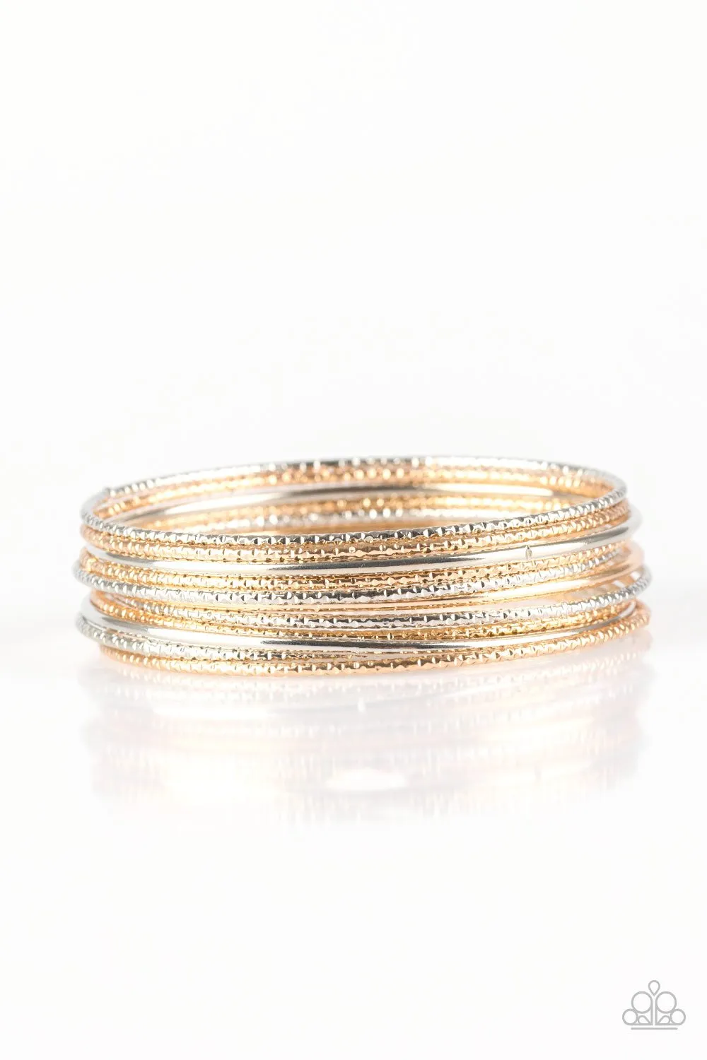 Paparazzi Bracelet ~ Bangle Babe - Multi