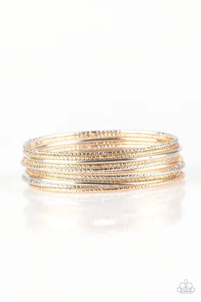Paparazzi Bracelet ~ Bangle Babe - Multi