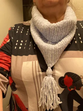 Pastel Lavender Winter scarf