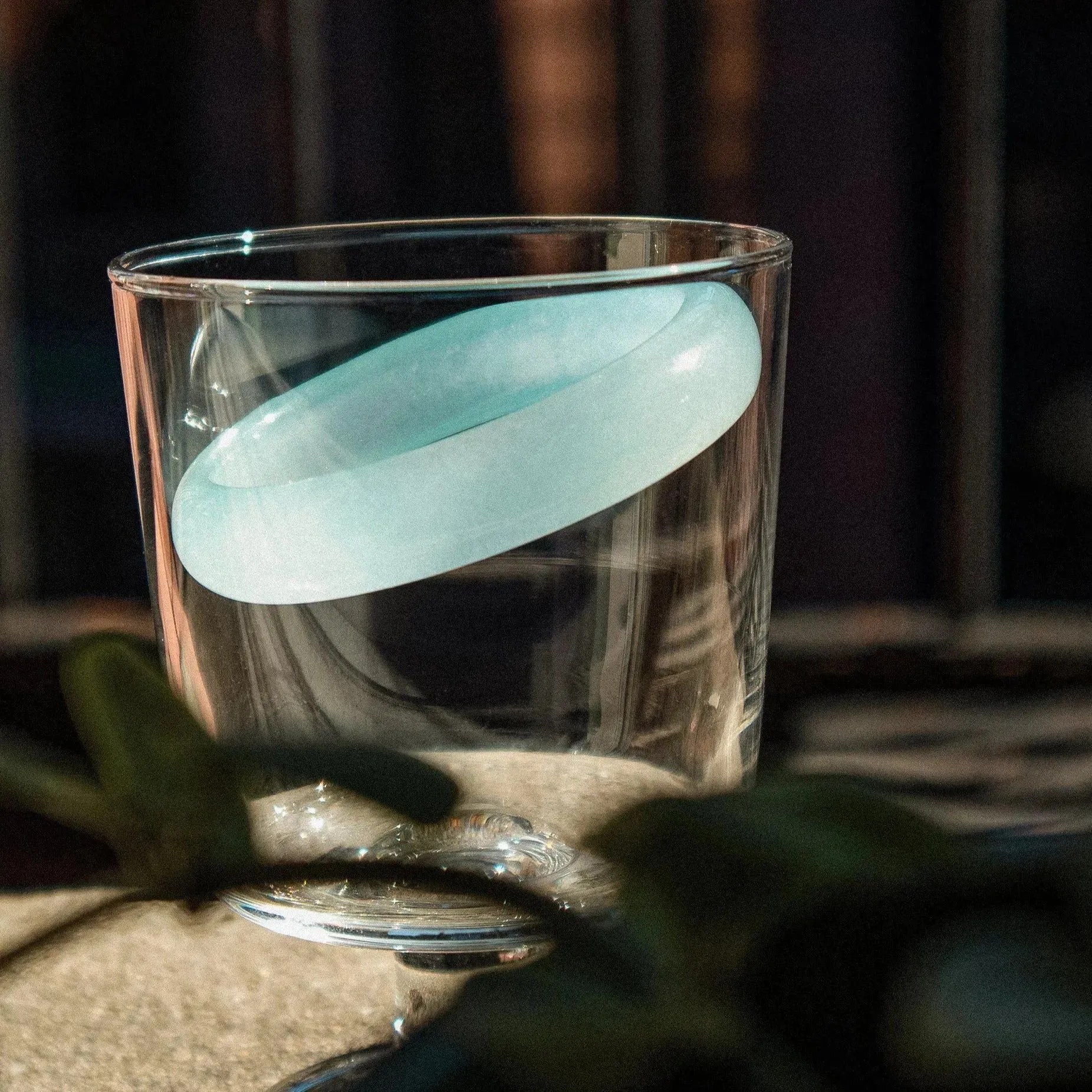 Pool, Blue Jade Stone Bangle