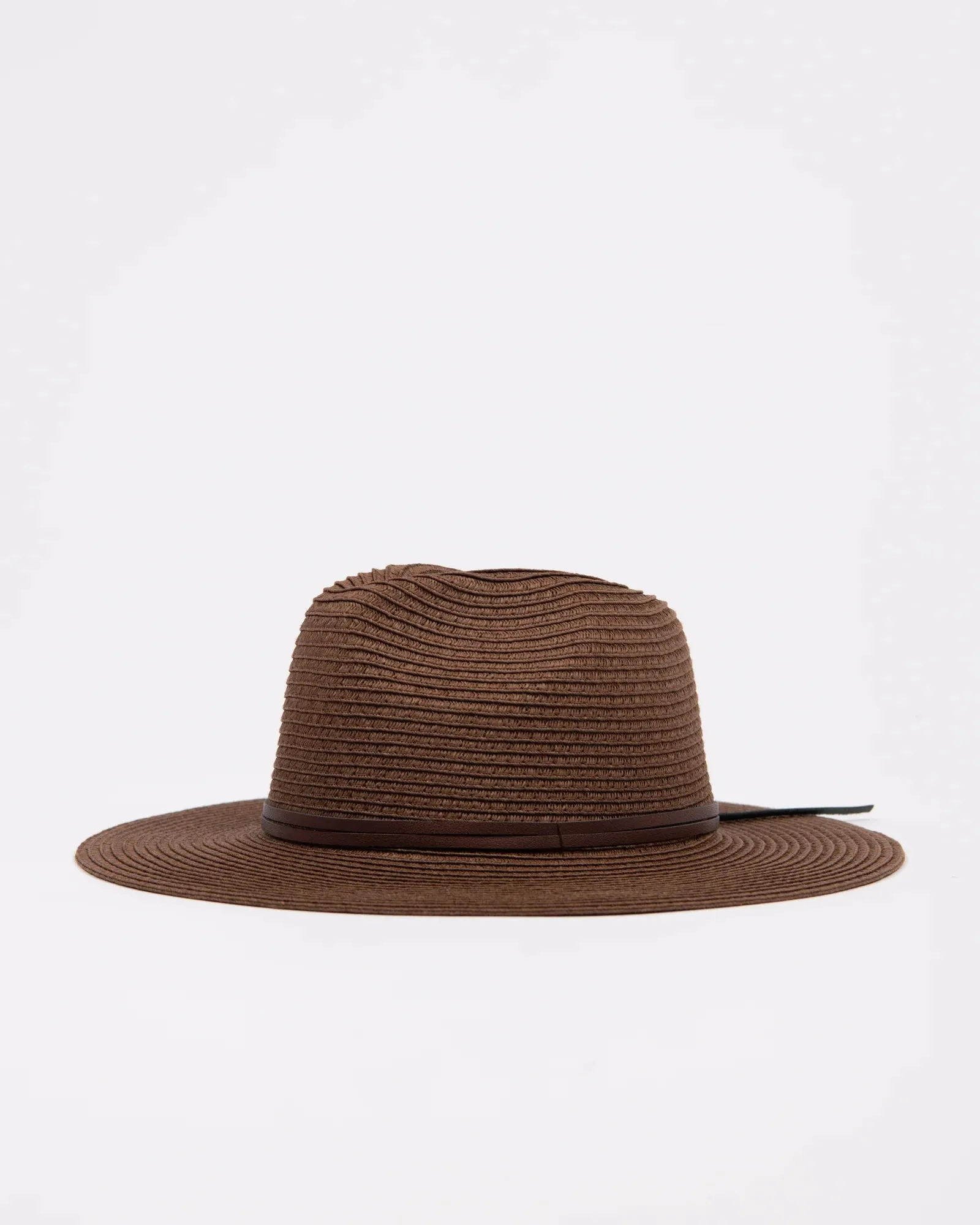 Rusty Gisele Straw Hat - Chocolate 1