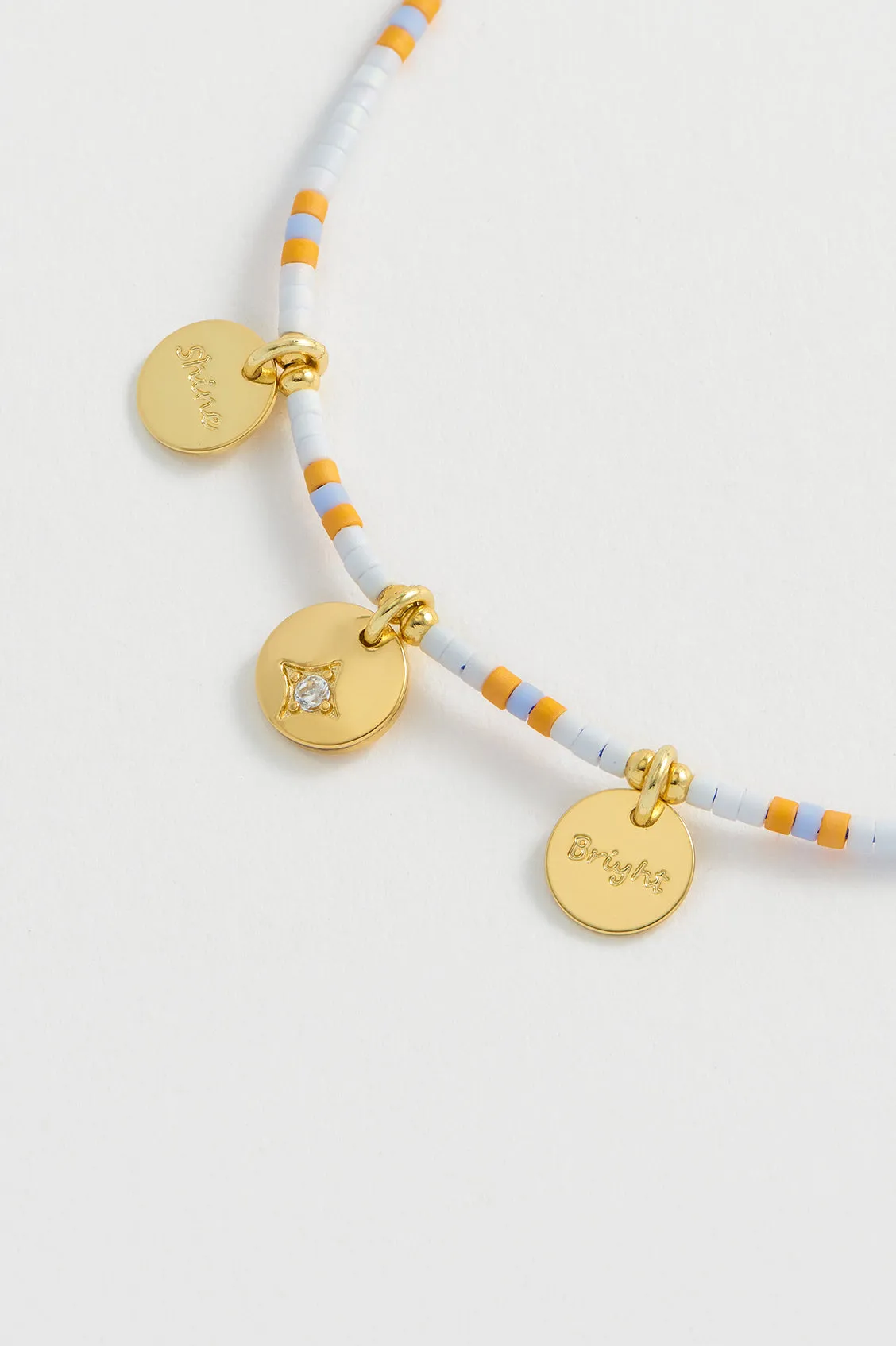 Shine Bright Beaded Charm Bracelet