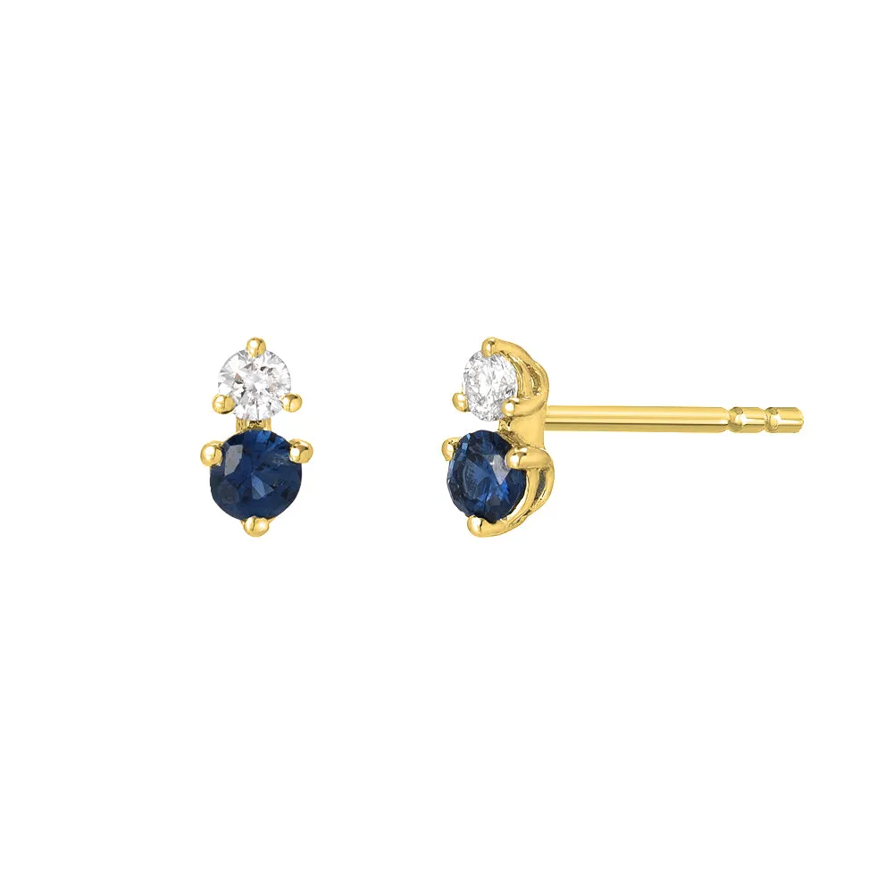 Souli Sapphire And Diamond Earrings