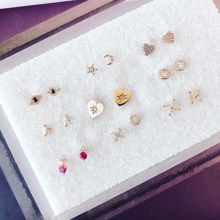 Souli Sapphire And Diamond Earrings